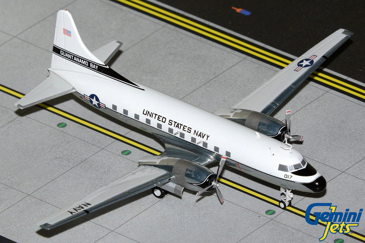 US Navy Convair C-131F Samaritan 141017 1:200 scale diecast GeminiJets