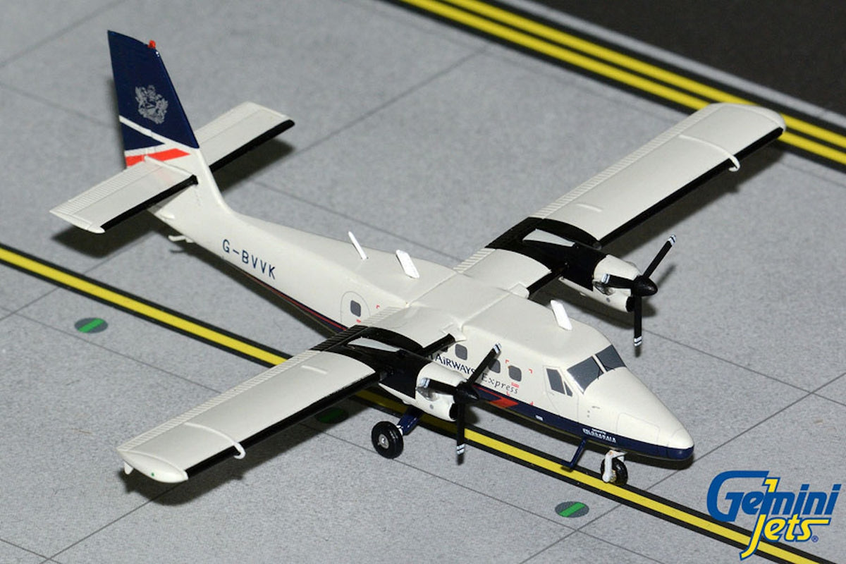 British Airways Expres DHC6-300 G-BVVK Landor 1:200 scale diecast Gemini jets
