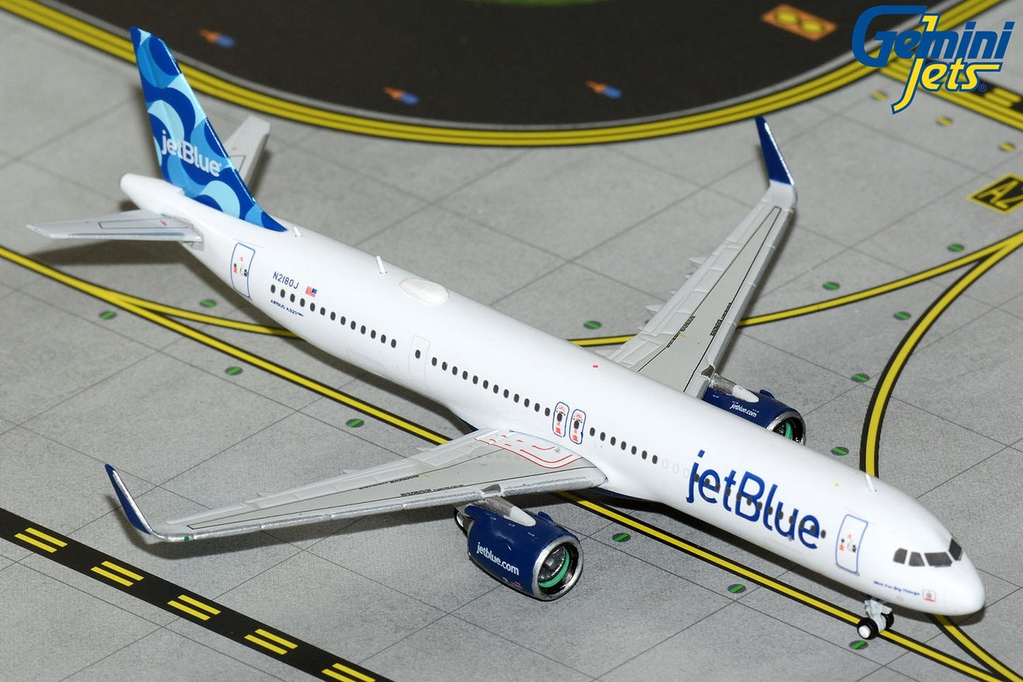 JetBlue Airbus A321Neo N2180J Mint for Big Things 1:400 diecast GeminiJets