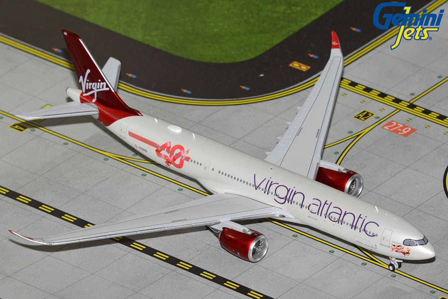 Virgin Atlantic Airbus A330-900 G-VSRB Ruby Rebel 1:400 scale diecast GeminiJets