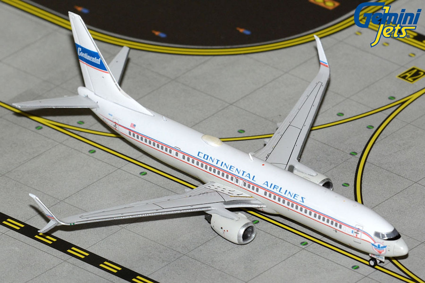 United Boeing 737-900ER N75435 Continental retro 1:400 scale diecast GeminiJets