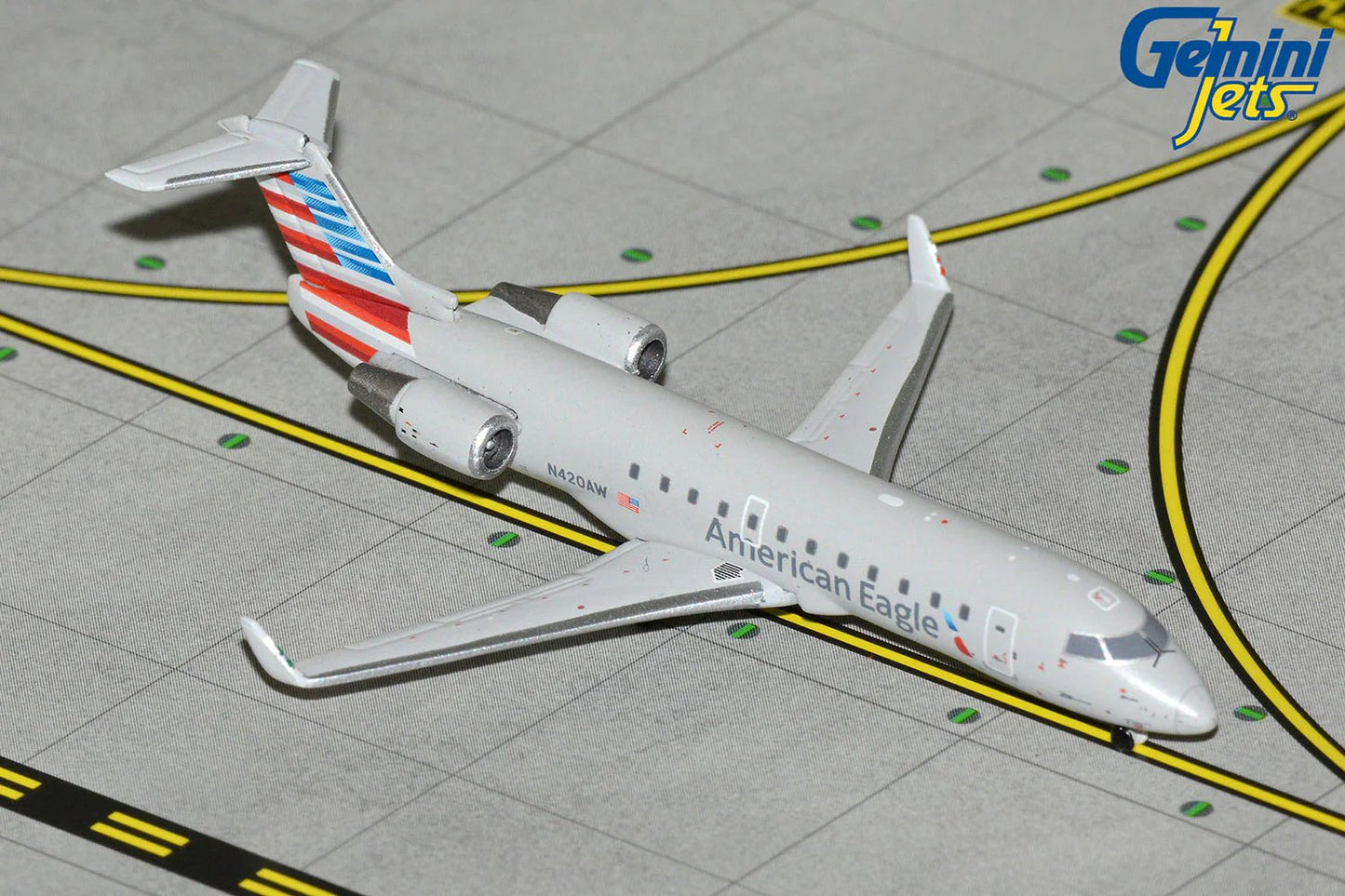 American eagle Bombardier CRJ-200 N420AW 1:400 scale diecast GeminiJets