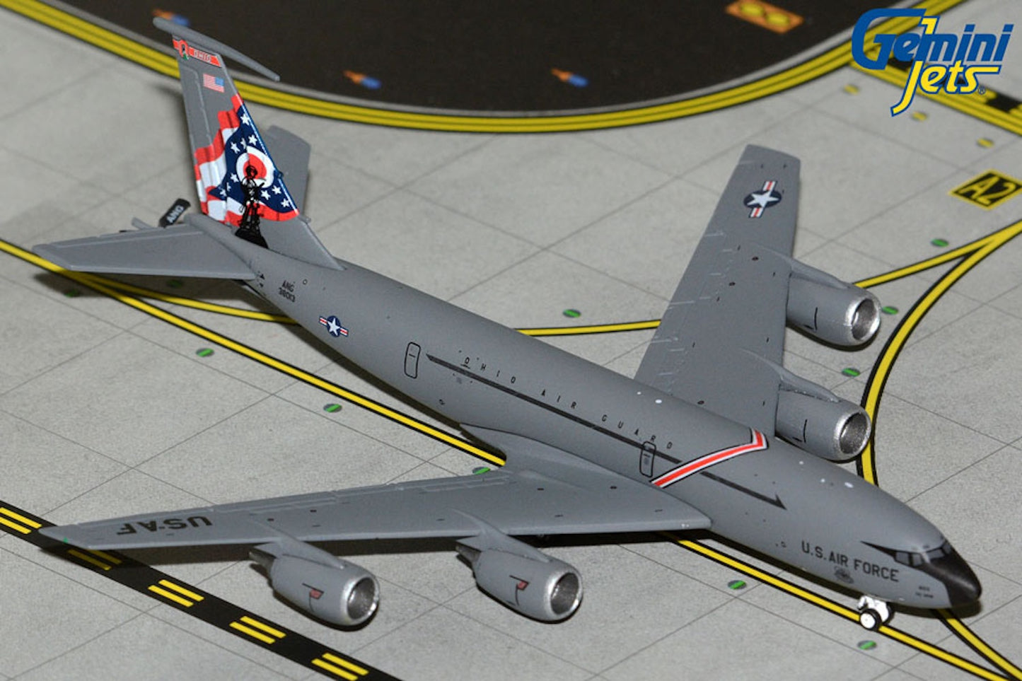 US Air Force Boeing KC-135R 638013 Ohio ANG 1:400 diecast GeminiMacs