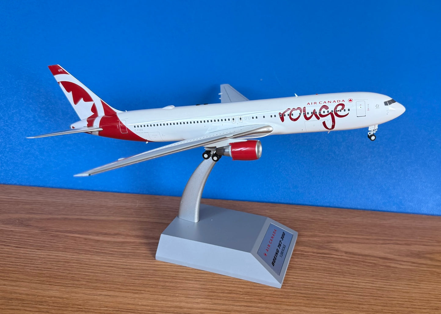 Air Canada Rouge Boeing 767-300ER C-FJZK 1/200 scale diecast InFlight/B Models