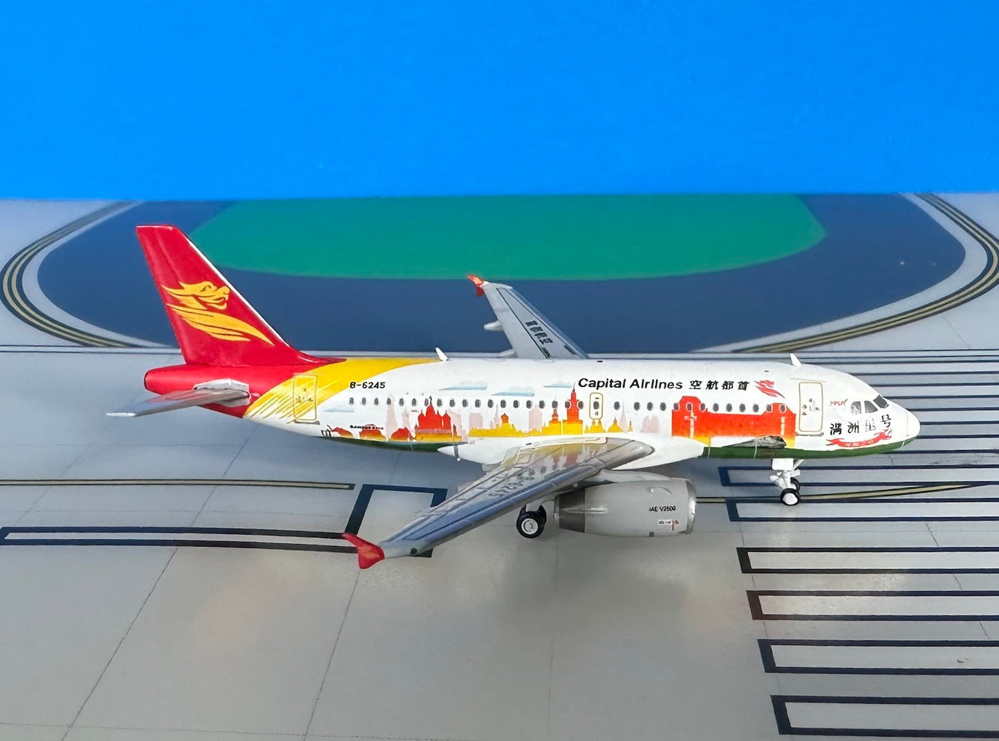 Capital Airlines Airbus A319-132 B-6245 Current 1:400 scale diecast JC Wings