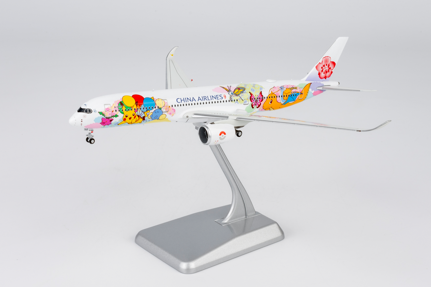China Airlines Airbus A350-900 B-18916 Pokemon Ultimate Series 1:400 scale diecast NG Models