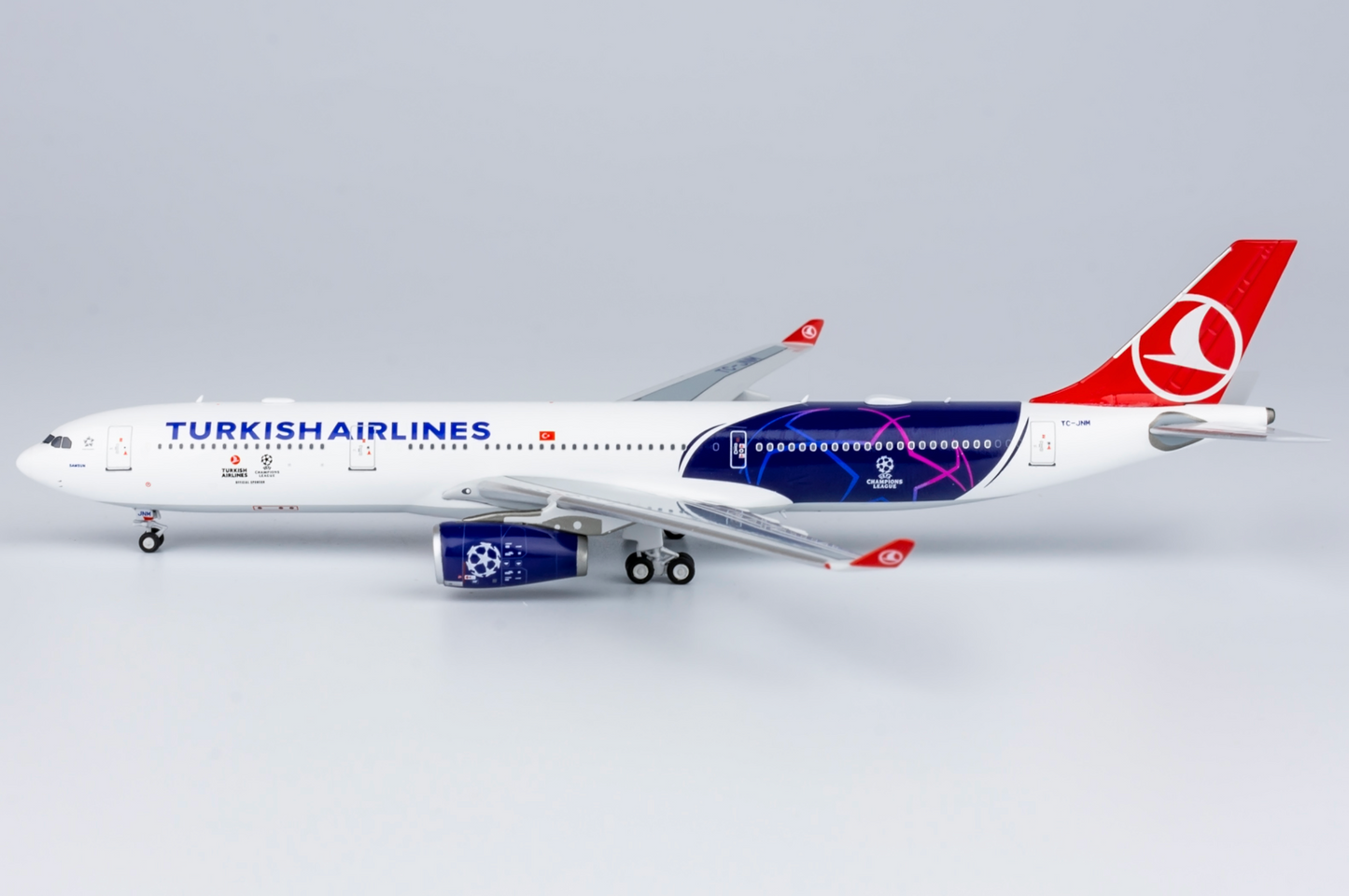 Turkish Airlines Airbus A330-343 TC-JNM UEFA Champions League 1:400 scale diecast NG Models