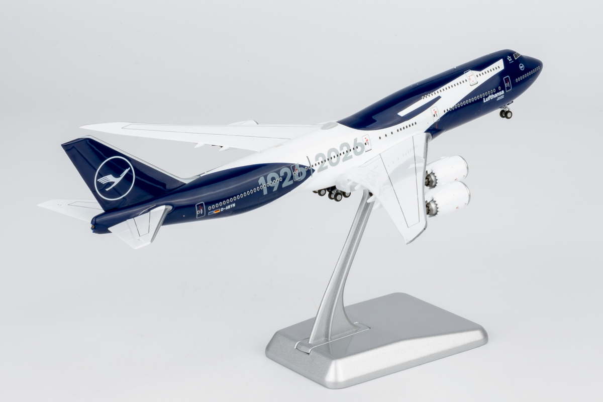 Lufthansa Boeing 747-8 D-ABYN 100 years colors Ultimate series 1:400 scale diecast NG Models
