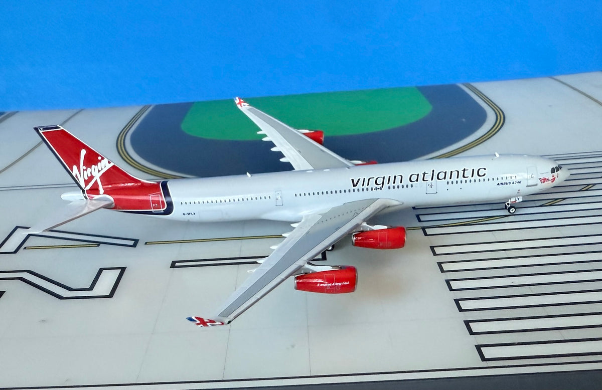 Virgin Atlantic Airbus A340-311 G-VFLY 2000's 1:400 scale diecast Phoenix Models