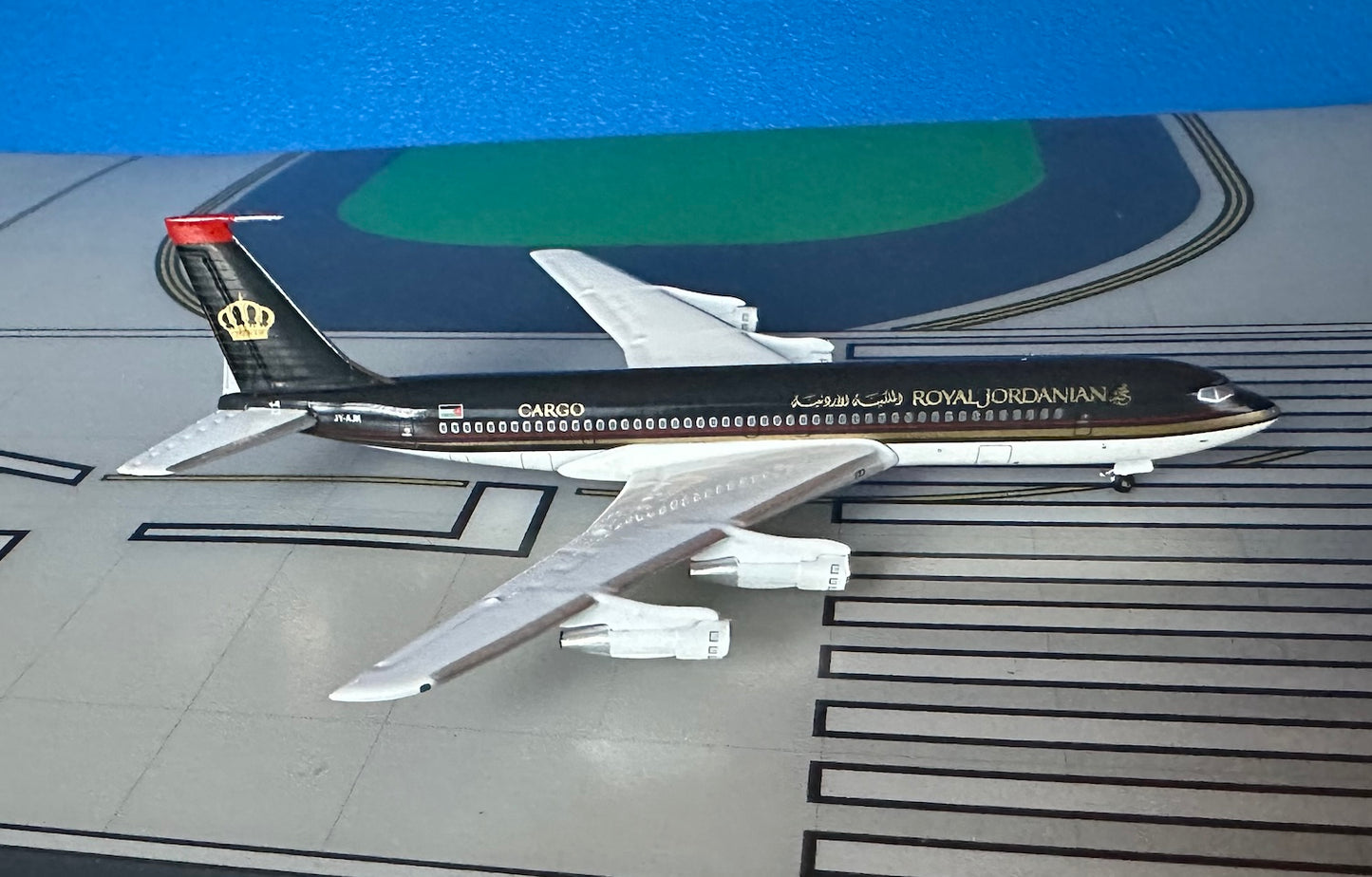 Royal Jordanian Cargo Boeing 707-320C JY-AJK 1990's 1:400 diecast Aeroclassics