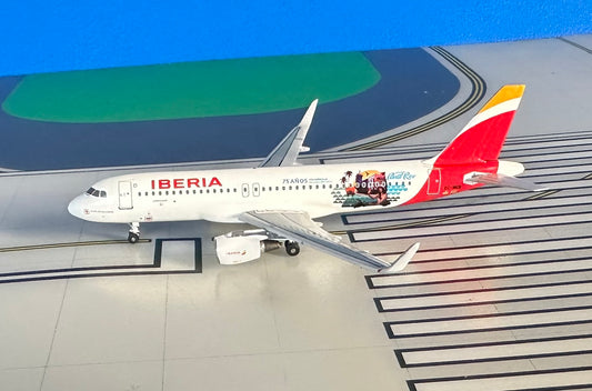 Iberia Airbus A320-214 EC-MCS promoting Puerto Rico 1:400 diecast Aeroclassics