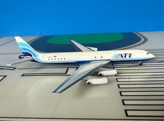 ATI Douglas DC-8-62CF N799AL 2000s colors 1/400 scale diecast Aeroclassics