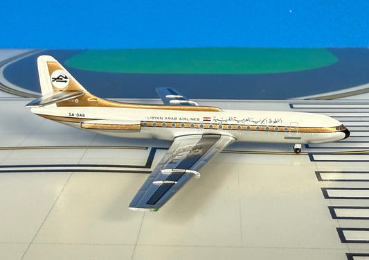 Libyan Arab Caravelle VIR 1970s colors 1:400 scale diecast Aeroclassics