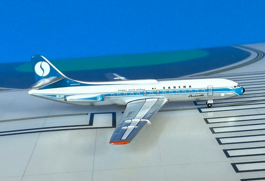 Sabena Caravelle VIN OO-SRF 1960s colors 1:400 scale diecast Aeroclassics