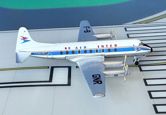 Air Inter Viscount 708 F-BGNR 1970's colors 1:400 scale diecast Aeroclassics