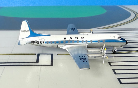 VASP Vickers Viscount 800 PP-SRF 1960s colors 1:400 scale diecast Aeroclassics