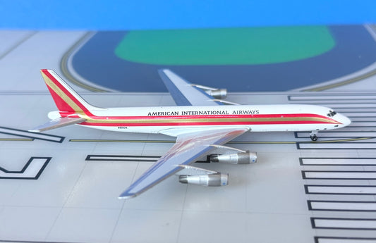 American International Airways Douglas DC-8-55F N801CK 1990s 1:400 scale diecast Aeroclassics