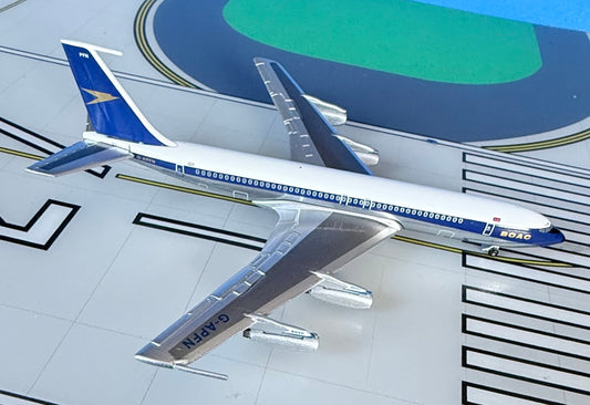 BOAC Boeing 707-436 G-APFN early 1970's colors 1:400 scale diecast Aeroclassics