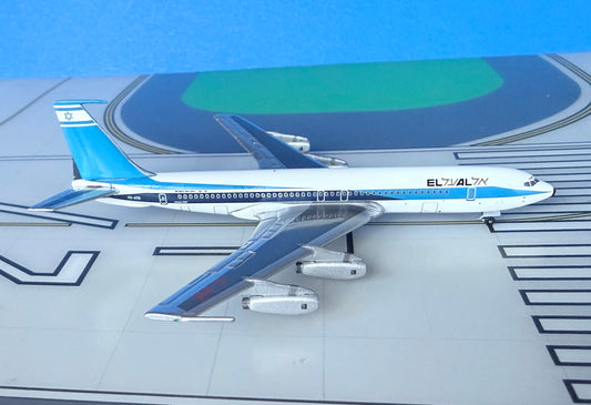 EL AL Boeing 707-458 4X-ATB 1970's colors 1:400 scale diecast Aeroclassics