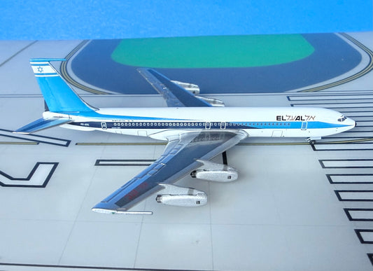 EL AL Boeing 707-458 4X-ATC 1970's colors 1:400 scale diecast Aeroclassics