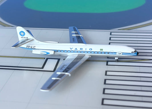 Varig Caravelle III PP-VJC 1960s colors 1:400 diecast Aeroclassics