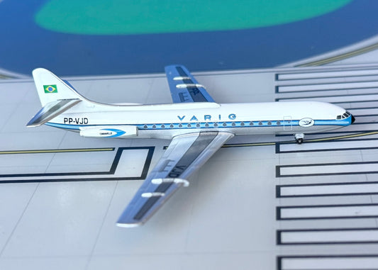 Varig Caravelle III PP-VJD delivery colors 1:400 scale diecast Aeroclassics