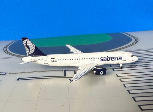 Sabena Airbus A320-214 OO-SNE Final colors 1:400 scale diecast Aeroclassics