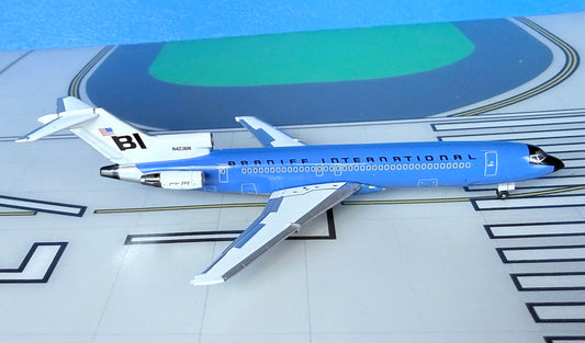 Braniff Boeing 727-200 N403BN Blue Jellybean 1:400 scale diecast Aeroclassics