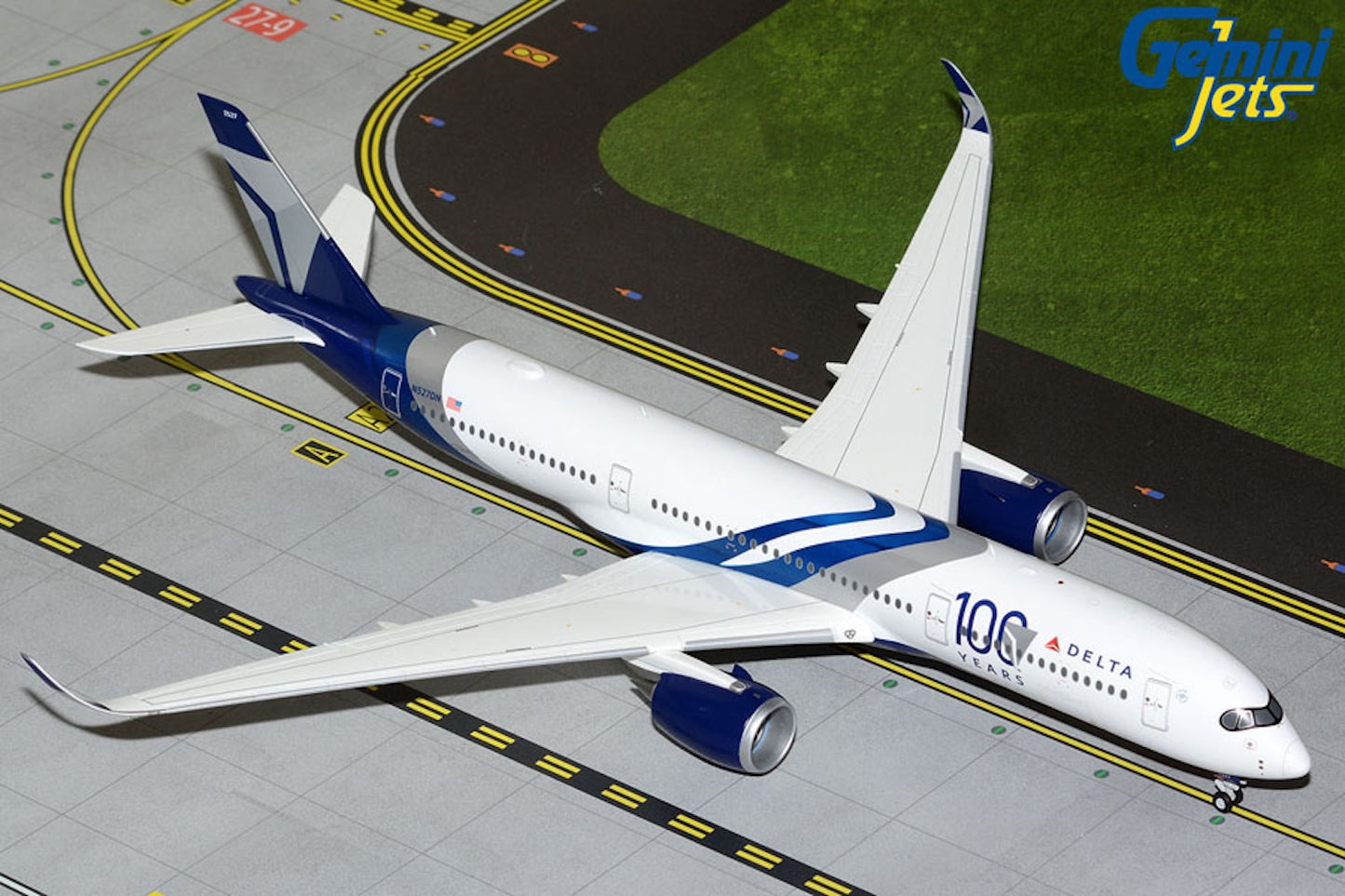 Delta Airbus A350-900 N527DN 100 Years 1:200 scale diecast GeminiJets