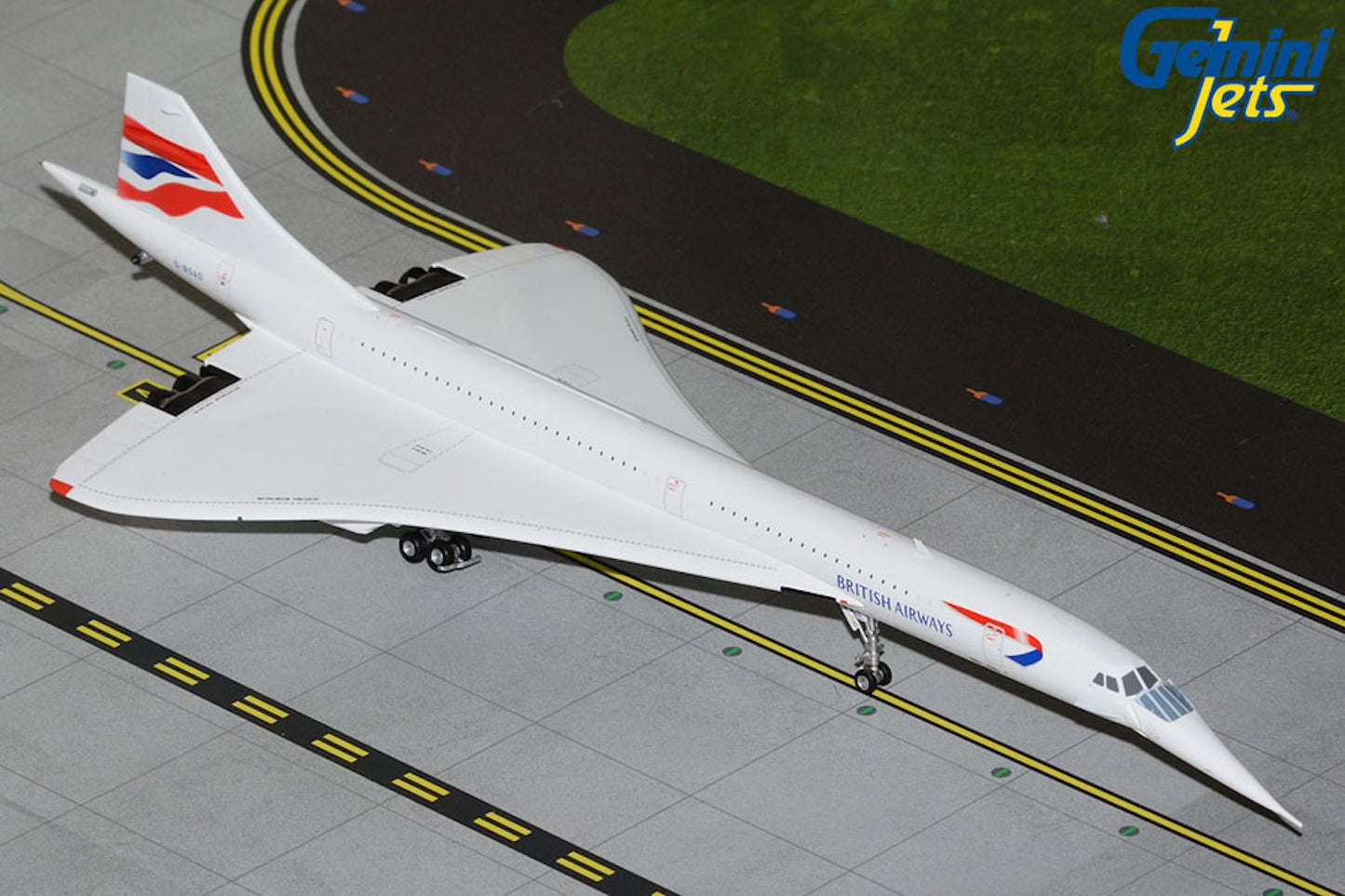 British Airways Concorde 102 G-BOAD final colors 1:200 scale diecast GeminiJets