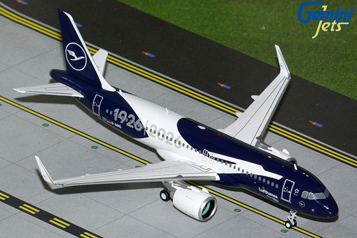 Lufthansa Airbus A320Neo D-AING 100 Years 1:200 scale diecast Geminijets
