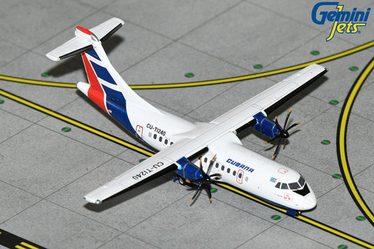 Cubana ATR-42-500 CU-T1240 current colors 1:400 scale diecast GeminiJets