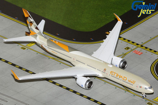 Etihad Boeing 777-9 A6-FAA with Folded Wings 1:400 scale diecast GeminiJets