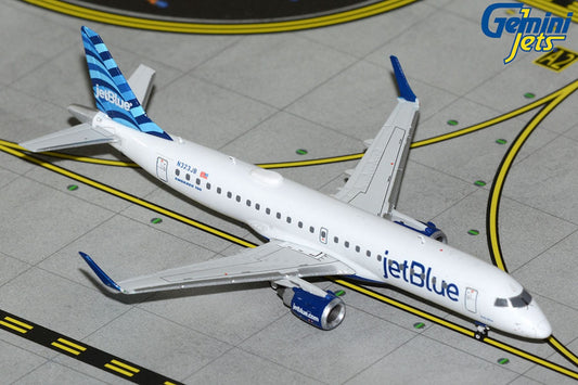 JetBlue Embraer ERJ-190 N323JB Only Blue 1:400 scale diecast GeminiJets