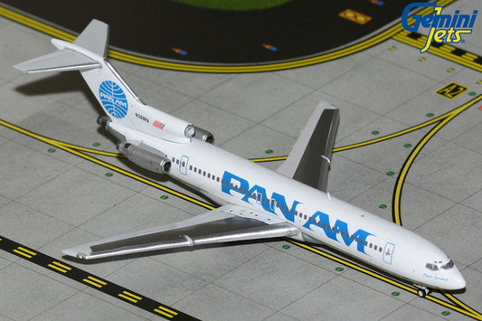 PAN AM Boeing 727-200/Adv N368PA Bilboard titles 1:400 scale diecast GeminiJets