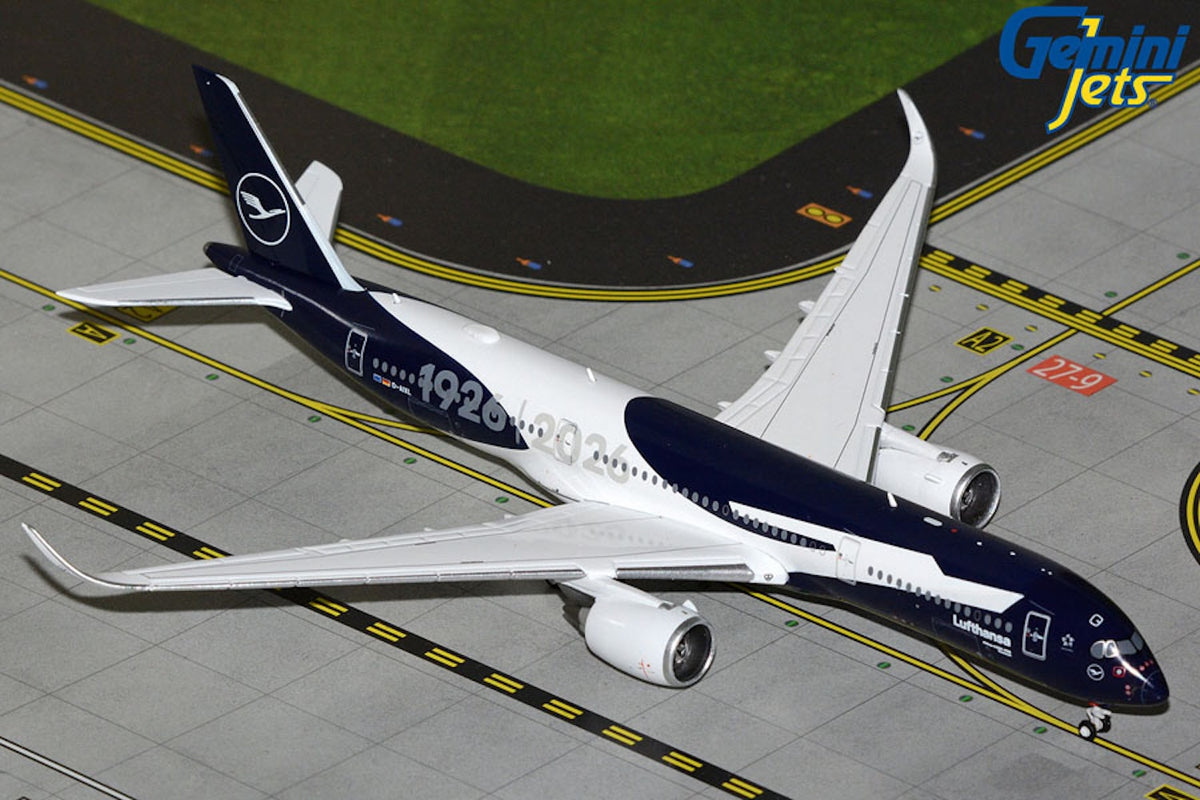 Lufthansa Airbus A350-900 D-AIXL 100 Years colors 1:400 scale diecast GeminiJets