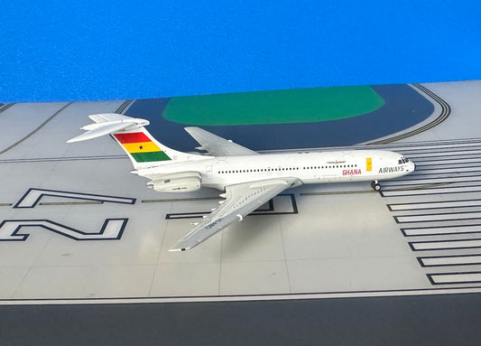 Ghana Airways Vickers VC-10 9G-ABO mid-1970s 1:400 scale diecast GeminiJets