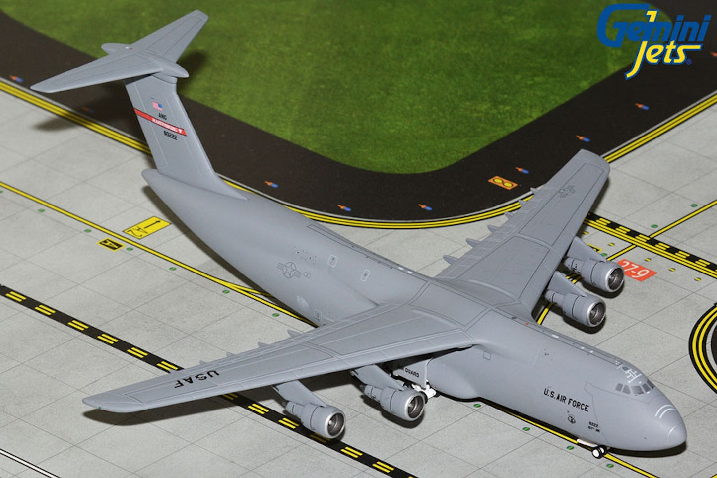 US Air Force Lockheed C-5A Galaxy 65-0222 Martinsburg 1:400 diecast GeminiMacs