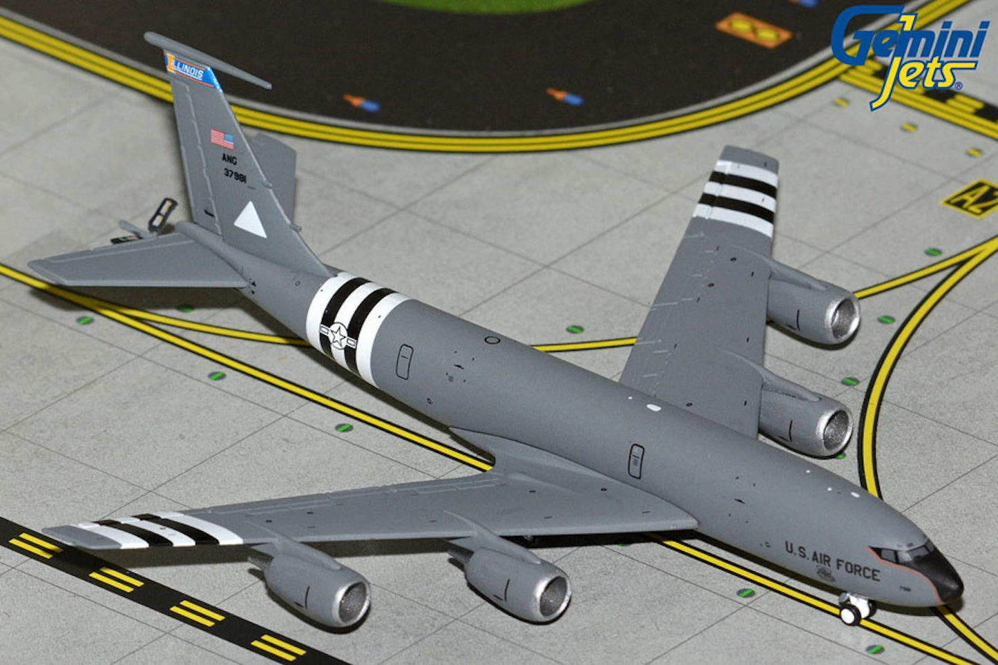 US Air Force Boeing KC-135R 63-7981 Illinois ANG 1:400 diecast GeminiMacs