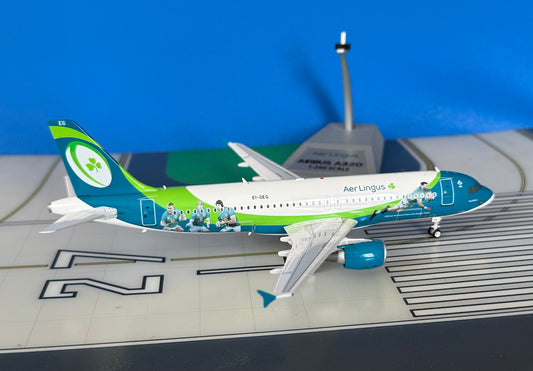 Aer Lingus Airbus A320-214 EI-DEG Irish Rugby 1/200 scale diecast Inflight Model