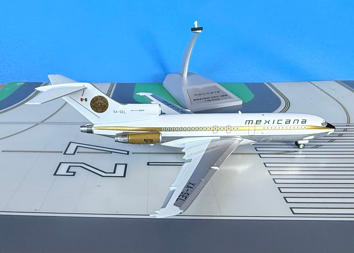 Mexicana Boeing 727-100 XA-SEL 1960's Polished 1:200 scale diecast Inflight