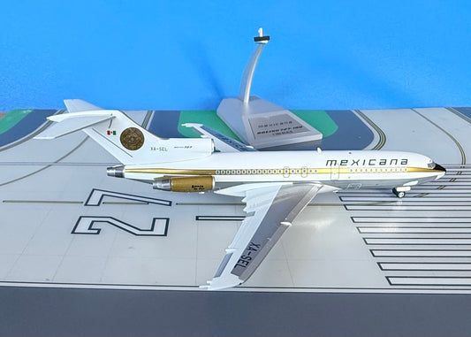 Mexicana Boeing 727-100 XA-SEL 1960's Polished 1:200 scale diecast Inflight