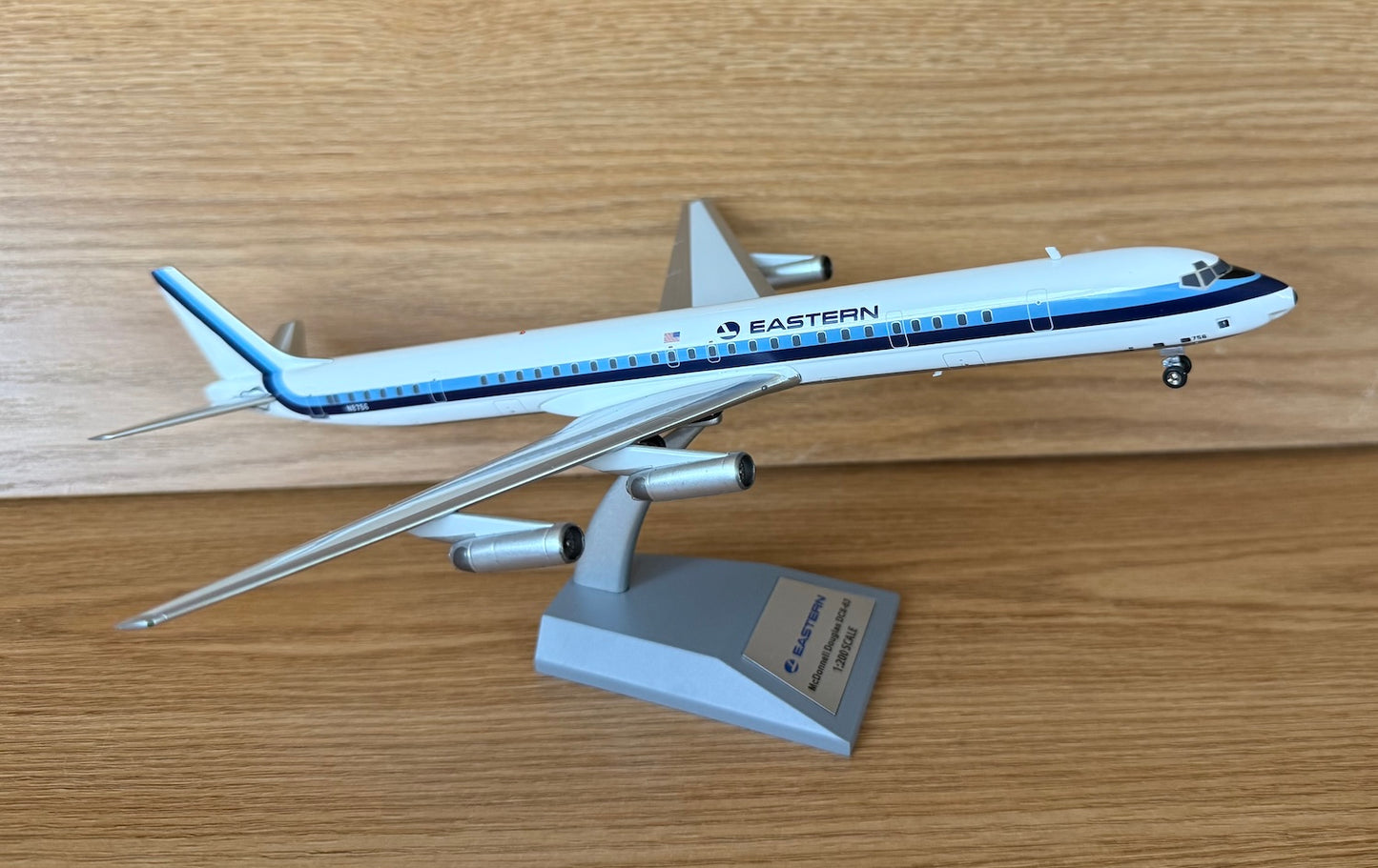 Eastern Douglas DC-8-63 N8756 1970's colors 1:200 scale diecast Inflight Models