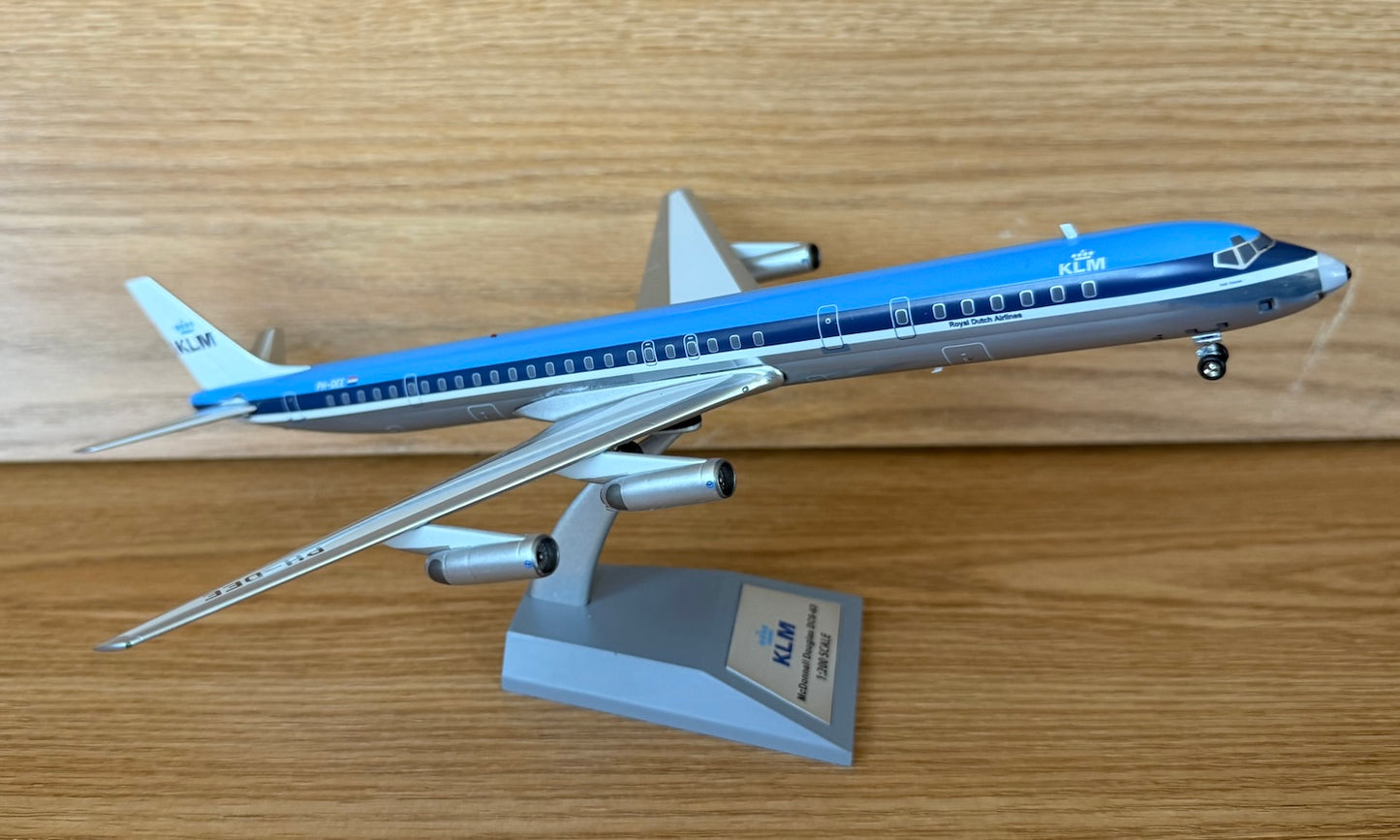 KLM Douglas DC-8-63 PH-DEE 1970's colors 1:200 scale diecast Inflight Models