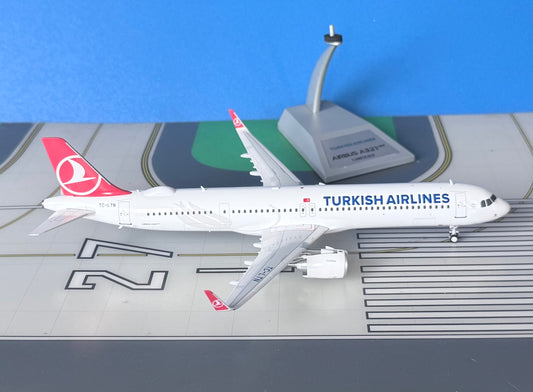 Turkish Airlines Airbus A321Neo TC-LTN current colors 1:200 scale Inflight Models