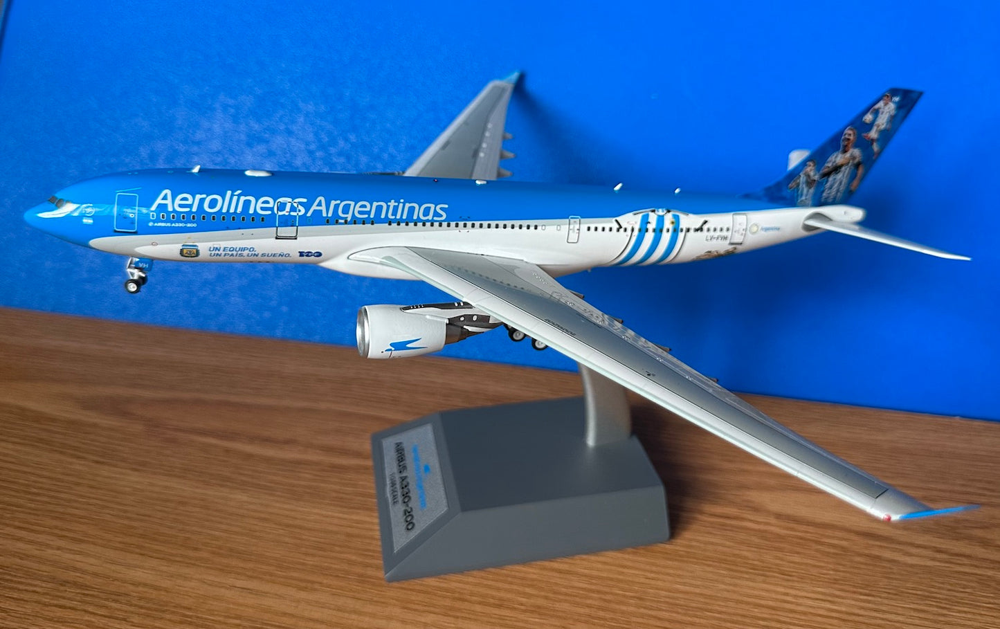 Aerolineas Argentinas Airbus A330-200 LV-FVH 2022 World cup 1/200 scale diecast Inflight