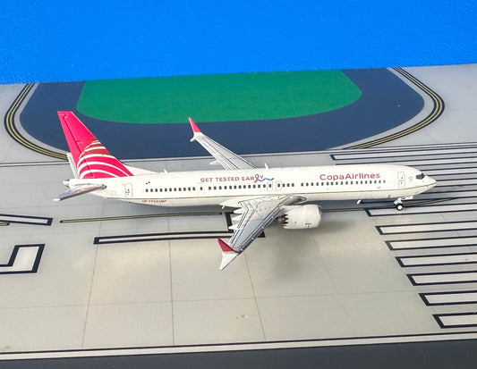 Copa Airlines Boeing 737 Max9 HP-9926MP Hazlo a Tempo (Get Tested) 1:400 scale diecast JC Wings