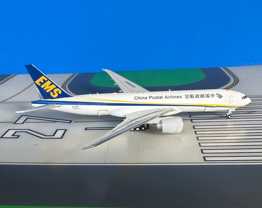 China Postal Airlines Boeing 777F B-221X Current colors, interactive 1:400 scale diecast JC Wings