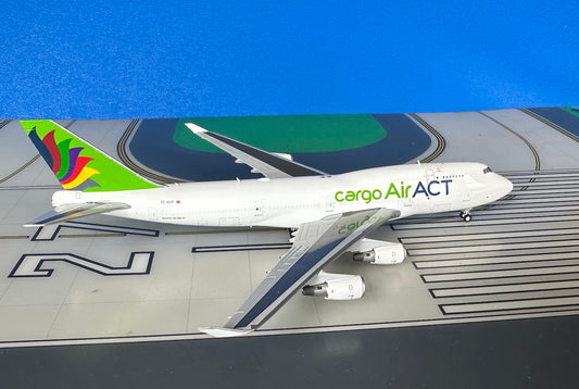 Air ACT Cargo Boeing 747-400F TC-ACF, Current 1:400 scale diecast JC Wings