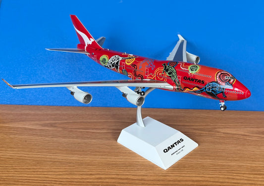 Qantas Boeing 747-400/ER VH-OEJ Wunala Dreaming 1:200 scale diecast JC Wings